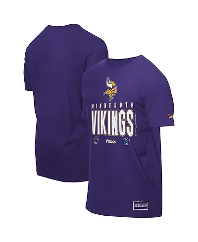 New Era Men's Purple Minnesota Vikings 2025 Nfl Training Camp T-Shirt