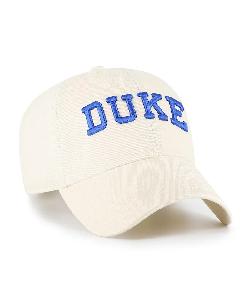 '47 Brand Men's Sand Duke Blue Devils Clean Up Adjustable Hat