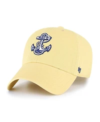 '47 Brand Men's Light Gold Navy Midshipmen Clean Up Adjustable Hat