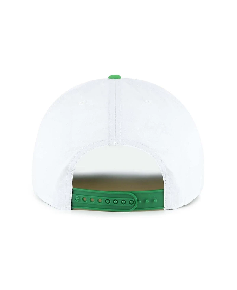 '47 Brand Men's White/Kelly Green Boston Celtics Tribute Two-Tone Hitch Adjustable Hat