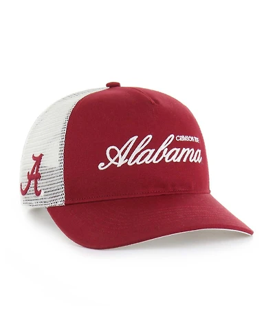 '47 Brand Men's and Women's Crimson Alabama Crimson Tide Contemporary Basics Foundation Trucker Hitch Adjustable Hat