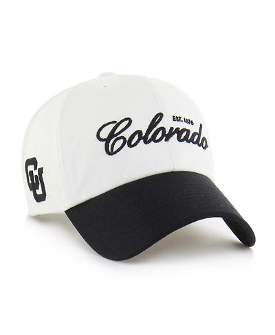 '47 Brand Men's White Colorado Buffaloes Contemporary Basics Foundation Clean Up Adjustable Hat