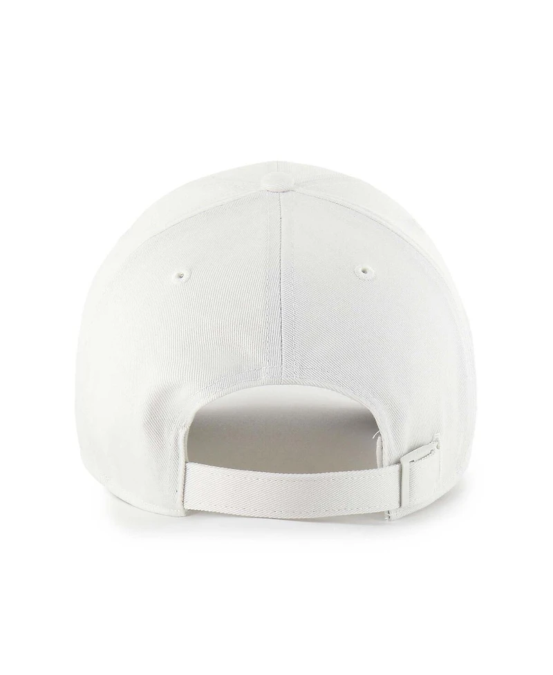 '47 Brand Men's White North Carolina Tar Heels Contemporary Basics Foundation Clean Up Adjustable Hat