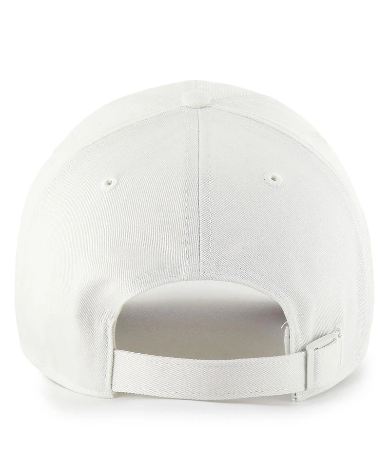 '47 Brand Men's White Miami Hurricanes Contemporary Basics Foundation Clean Up Adjustable Hat