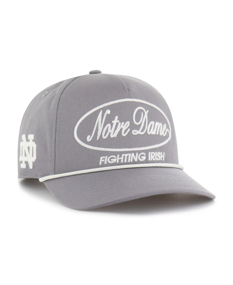 '47 Brand Men's Gray Notre Dame Fighting Irish Contemporary Basics Foundational Rope Hitch Adjustable Hat