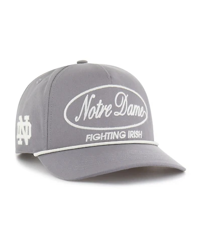 '47 Brand Men's Gray Notre Dame Fighting Irish Contemporary Basics Foundational Rope Hitch Adjustable Hat