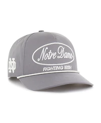 '47 Brand Men's Gray Notre Dame Fighting Irish Contemporary Basics Foundational Rope Hitch Adjustable Hat