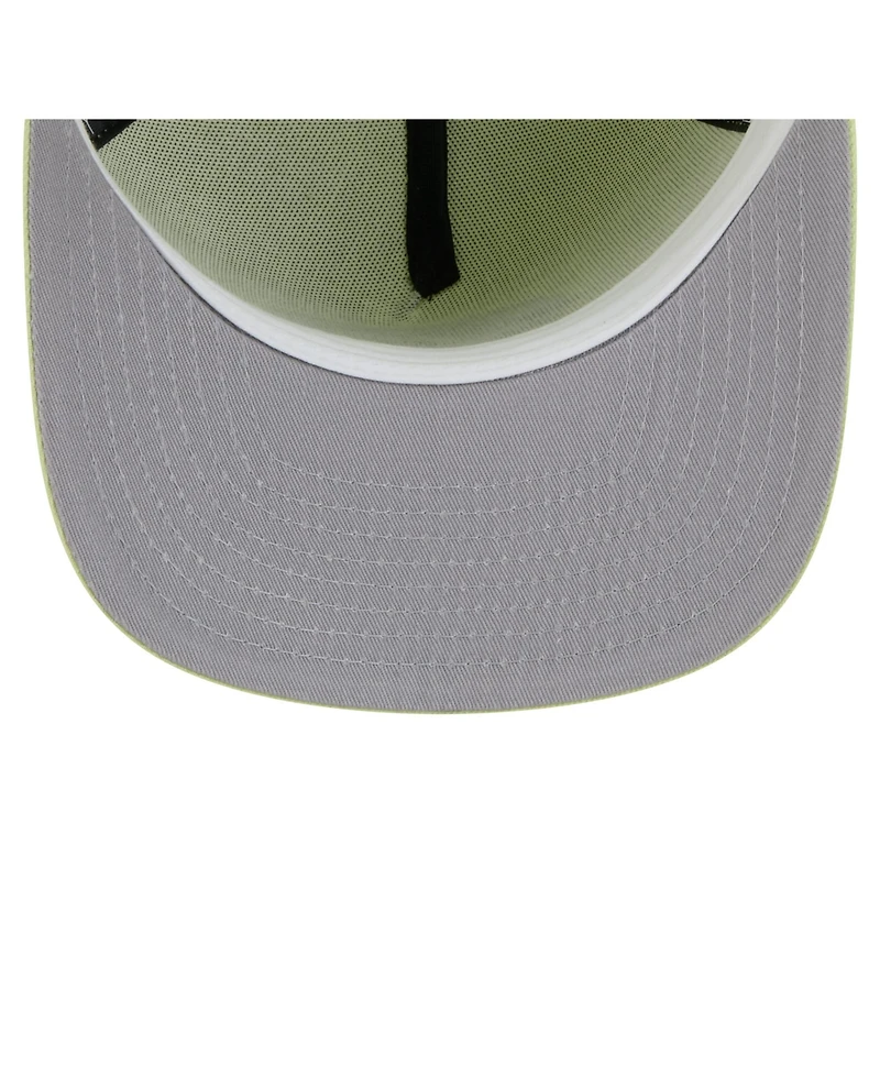 New Era Men's Light Green Bay Packers Color Pack A-Frame 59FIFTY Fitted Hat