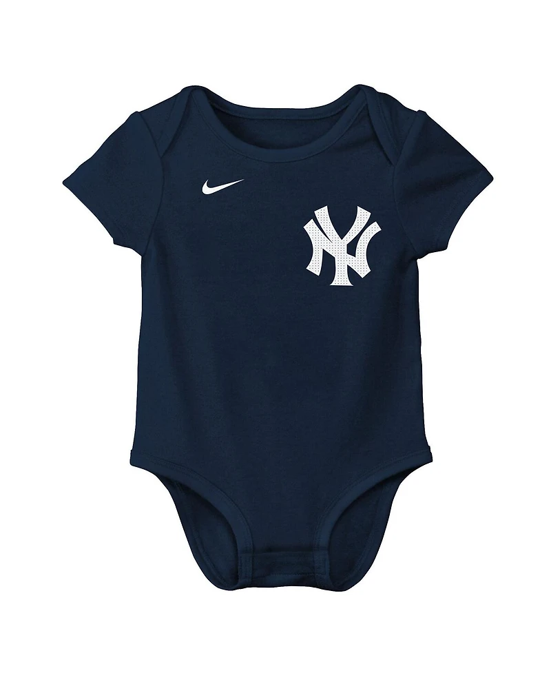 Nike Baby Boys and Girls Aaron Judge Navy New York Yankees Name Number Fuse Bodysuit