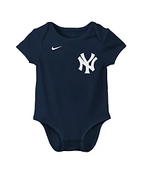 Nike Baby Boys and Girls Aaron Judge Navy New York Yankees Name Number Fuse Bodysuit