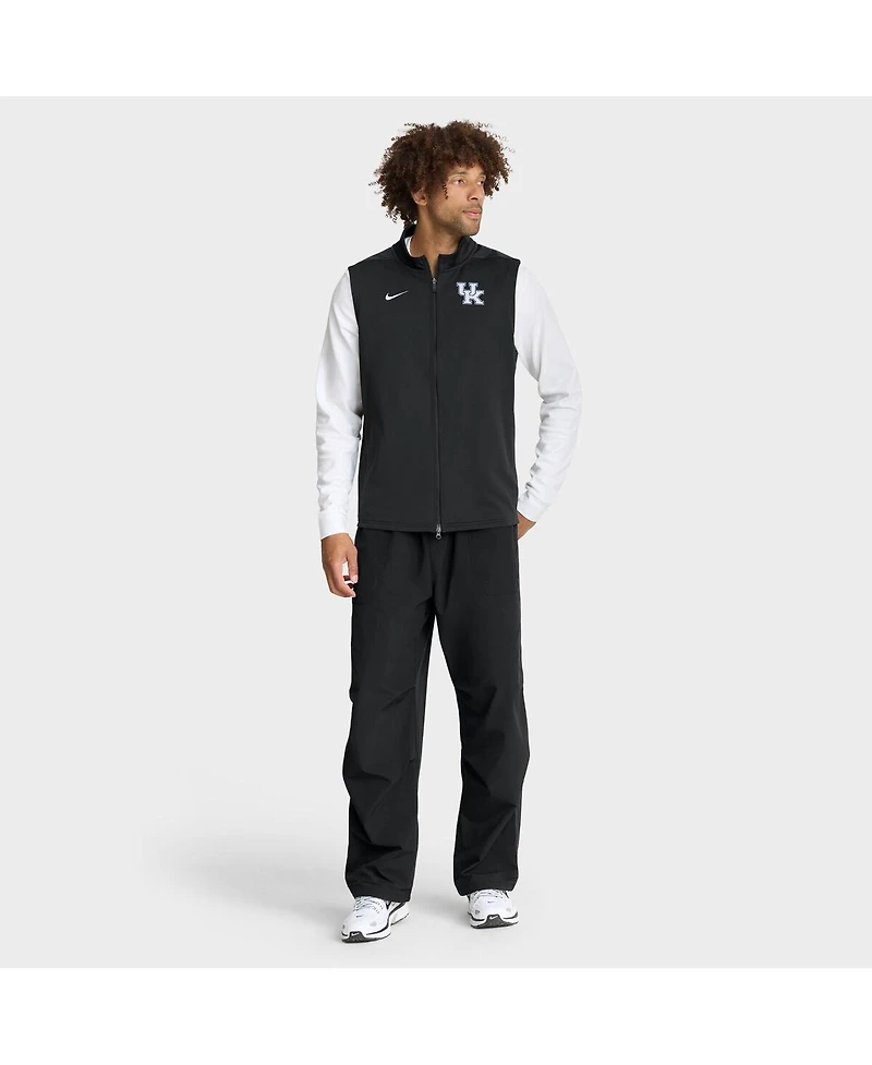 Nike Men's Black Kentucky Wildcats Primetime Victory Performance Full-Zip Vest