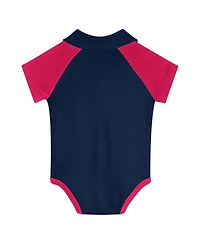 Outerstuff Newborn Red St. Louis City Sc League Champ V-Neck Raglan Bodysuit