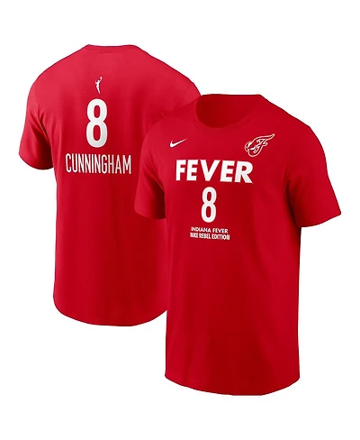 Nike Men's Sophie Cunningham Red Indiana Fever Rebel Name Number T-Shirt
