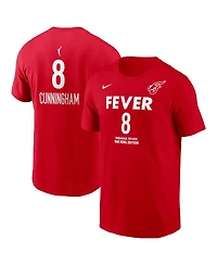 Nike Men's Sophie Cunningham Red Indiana Fever Rebel Name Number T-Shirt