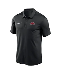 Nike Men's Black Arkansas Razorbacks Victory Solid Performance Polo Shirt