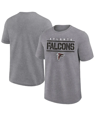 Fanatics Men's Heather Gray Atlanta Falcons Big Tall Top Notch T-Shirt