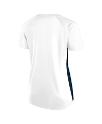 Fanatics Women's White Dallas Cowboys Plus Glitter Lace-Up V- Neck T-Shirt