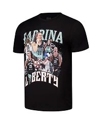 Stadium Essentials Men's and Women's Sabrina Ionescu Black New York Liberty 2024 Crossroads T-Shirt