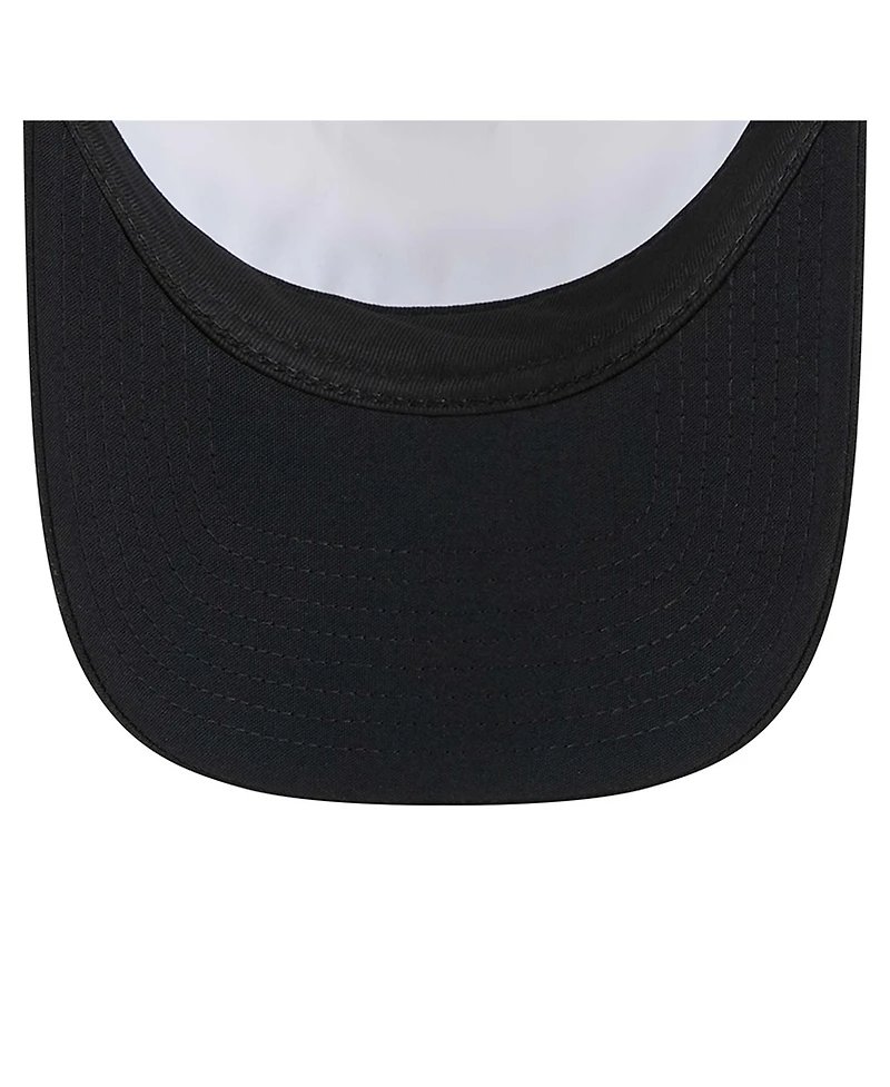 New Era Big Boys and Girls Black Las Vegas Raiders Sport Night Color Block 9FORTY A-Frame Trucker Adjustable Hat