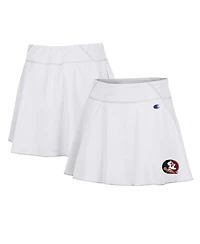Champion Women's White Florida State Seminoles Tailgate Soft Touch Skort