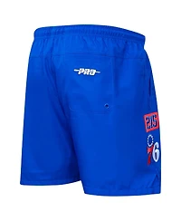 Pro Standard Men's Royal Philadelphia 76ers Area Code Shorts