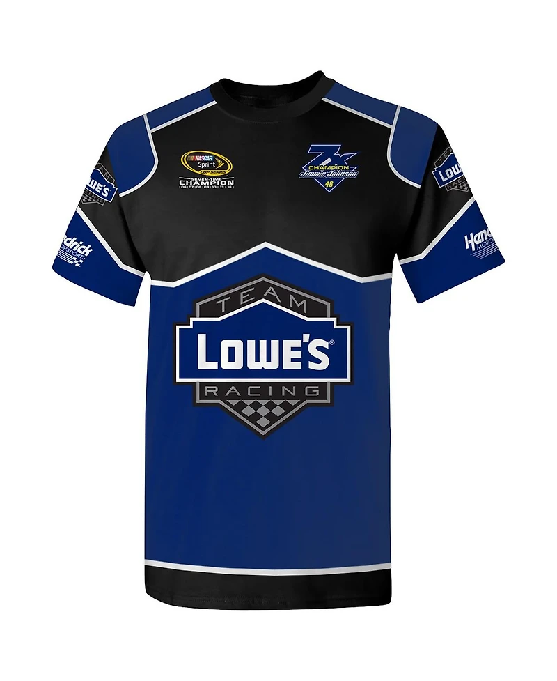 Hendrick Motorsports Team Collection Men's Blue Jimmie Johnson Lowe's Legend Uniform T-Shirt