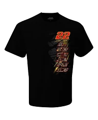 Team Penske Men's Black Joey Logano Shell/Pennzoil Camo T-Shirt