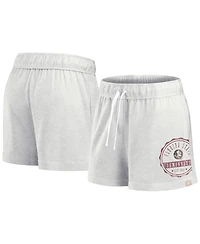 Fanatics Women's Oatmeal Florida State Seminoles Win Badge Shorts