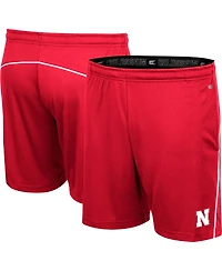 Colosseum Men's Scarlet Nebraska Huskers Laws of Physics Shorts
