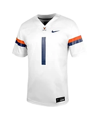 Nike Men's 1 White Virginia Cavaliers Untouchable Football Jersey