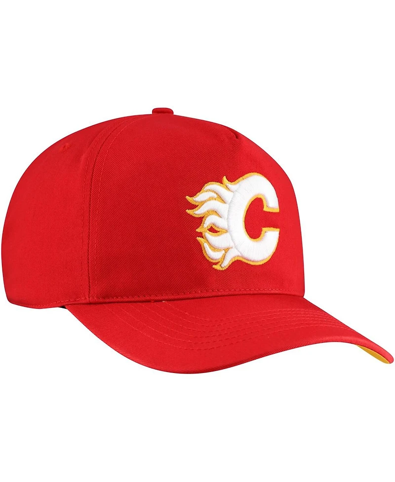 '47 Brand Men's Red Calgary Flames Primary Hitch Snapback Hat
