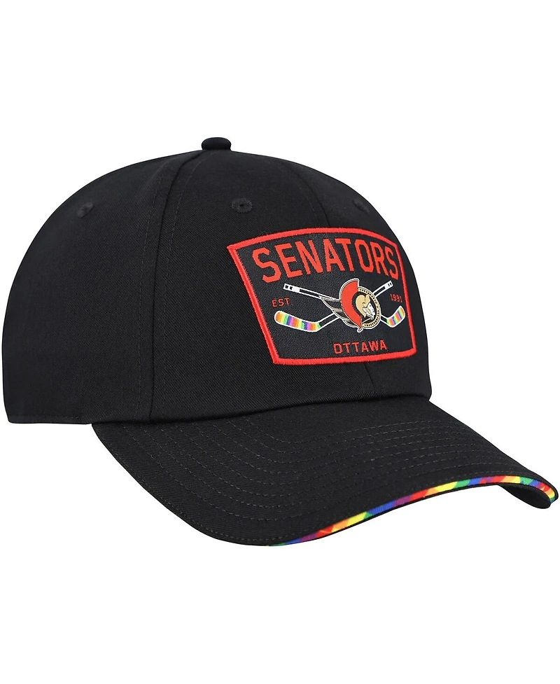 Fanatics Men's Black Ottawa Senators Hife Adjustable Hat