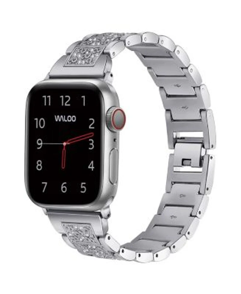 Waloo Rhinestone Pattern Replacement Band For Apple Watch