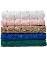 Lacoste Home Heritage Croc Scale Cotton Washcloth, 13" x