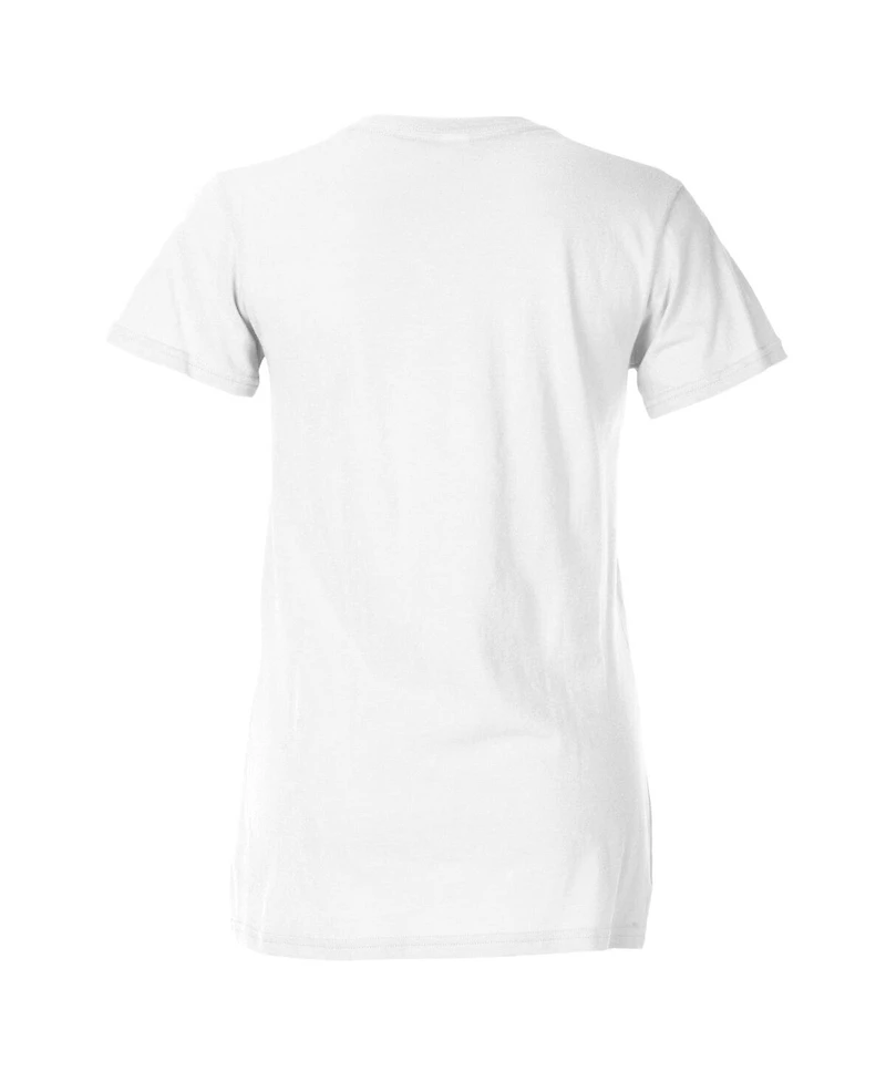 Dallas Cowboys Women's White Thunderstruck Foil T-Shirt