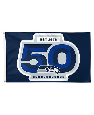 Wincraft Seattle Seahawks 50th Season 3' x 5' One-Sided Deluxe Flag
