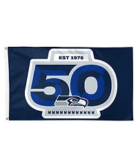 Wincraft Seattle Seahawks 50th Season 3' x 5' One-Sided Deluxe Flag