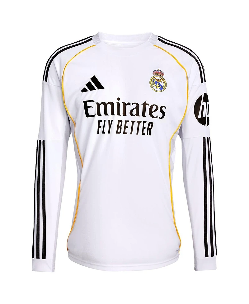 Adidas Men's Vini Jr. White Real Madrid 2025/26 Home Replica Jersey