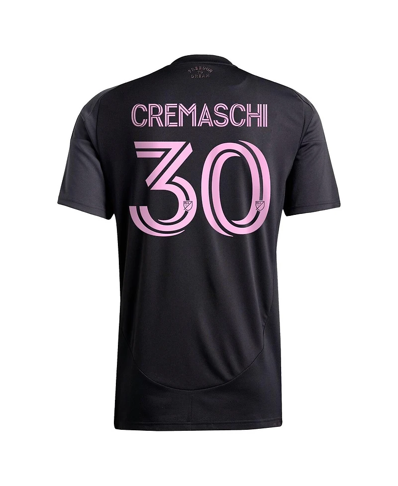 Adidas Men's Benjamin Cremaschi Black Inter Miami Cf 2025 The Fortitude Kit Replica Player Jersey