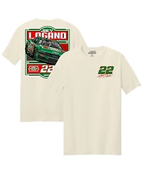 Team Penske Men's Natural Joey Logano Hunt Brothers Pizza Car T-Shirt