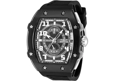 Invicta Men's Invicta Racing Quartz Multifunction Black Dial Watch