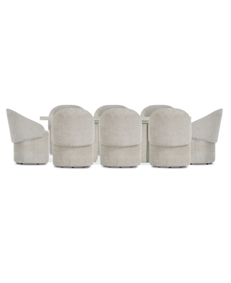 Tempo 9-Pc. Set (Rectangular Table & 8 Caster Chairs)