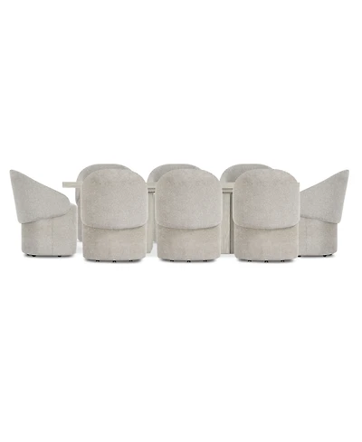 Tempo 9-Pc. Set (Rectangular Table & 8 Caster Chairs)