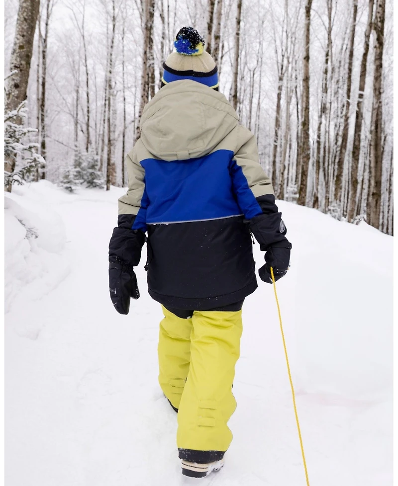 Deux par Boy Two-Piece Play Snowsuit Bright Yellow Green