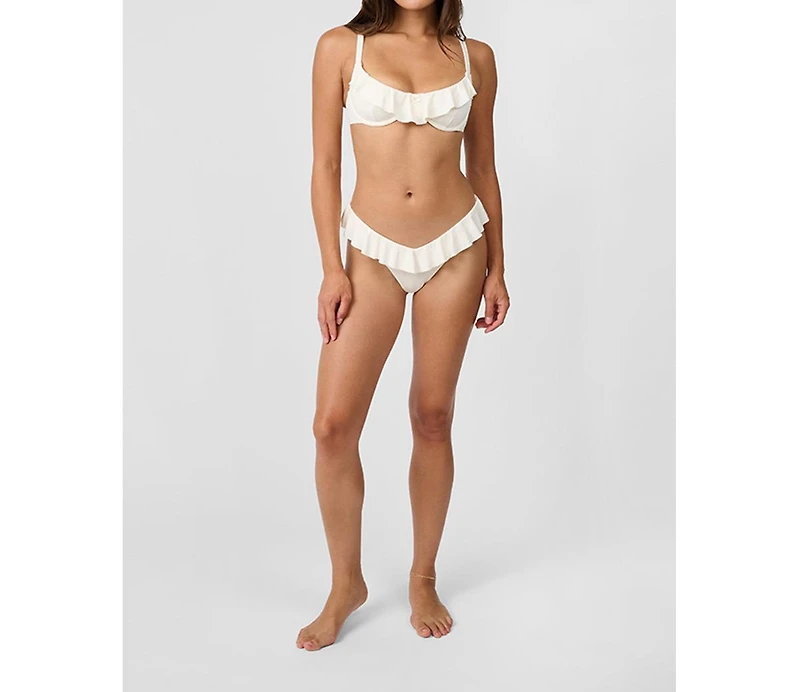 WeWoreWhat Women's Ruffle Top