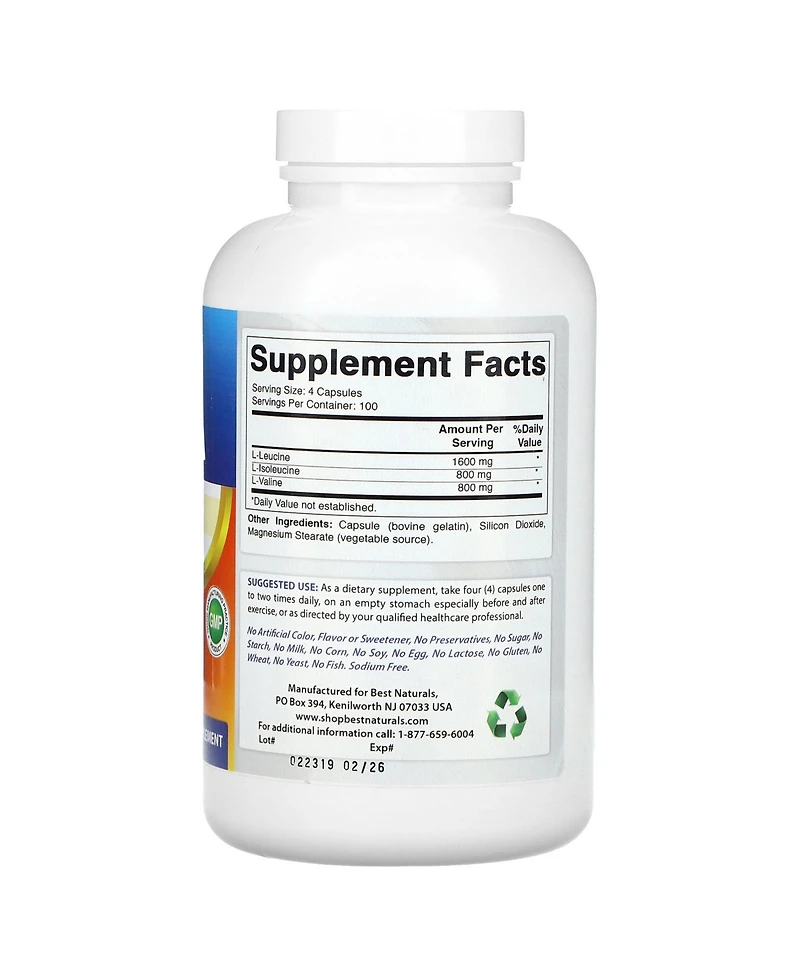 Best Naturals Bcaa