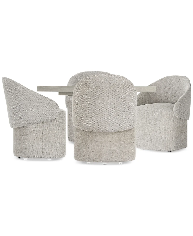 Tempo 5-Pc. Set (Round Table & 4 Caster Chairs)