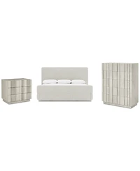 Tempo 3-Pc. Set (King Bed, Chest & 32" Nightstand)