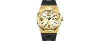 Invicta Men's 45775 Huracan Quartz 3 Hand Gold Dial Watch