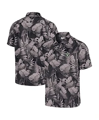 Tommy Bahama Men's Black Las Vegas Raiders Coast Nuevo Fronds Camp Button-Up Shirt